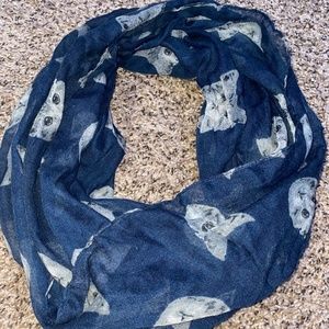 Navy Kitten Infinity Scarf 💙